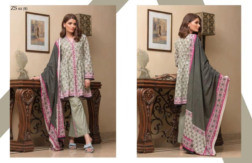 PAKISTANI SIGNATURE ICON Vol 2 PRINTED LAWN COLLECTION WITH PRINTED LAWN DUPATTA  (16)