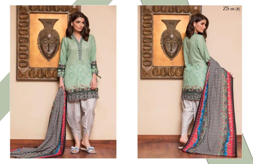 PAKISTANI SIGNATURE ICON Vol 2 PRINTED LAWN COLLECTION WITH PRINTED LAWN DUPATTA  (7)