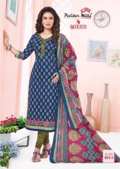 PATIDAR MILLS QUEEN VOL 4 COTTON DRESS MATERIAL CASUAL WEAR COLLECTION (11)