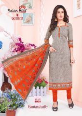 PATIDAR MILLS QUEEN VOL 4 COTTON DRESS MATERIAL CASUAL WEAR COLLECTION (8)