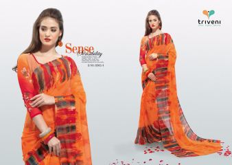 PEEHU VOL 6 BY TRIVENI CASUAL WEAR PRINT SAREES WHOLESALE COLLECTION BEST RATE BY GOSIYA EXPORTS SURAT (10)