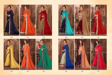 PIKASHO BY IMPRESSION VOL 4 CATALOGUE DESIGNER EMBROIDERED SAREES WHOLESALE BEST RATE BY GOSIYA EXPORTS (12)