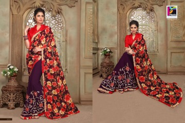 PIKASHO FASHION MAJESTIC VOL 2 FANCY INDIAN SAREE CATALOG IN WHOLESALE BESTRATE BY GOSIYA EXPORTS SURAT (12)
