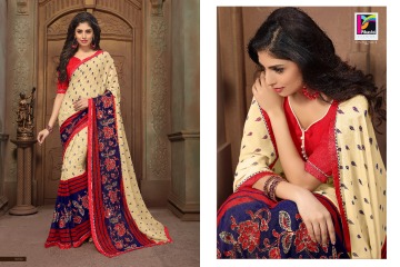 PIKASHO FASHION MAJESTIC VOL 2 FANCY INDIAN SAREE CATALOG IN WHOLESALE BESTRATE BY GOSIYA EXPORTS SURAT (9)