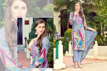 PRE WINTER BY LA VEDO MORA DESIGNER WITH PRINTED GLACE COTTON SUITS ARE AVAILABLE AT WHOLESALE BESTRATE BY GO