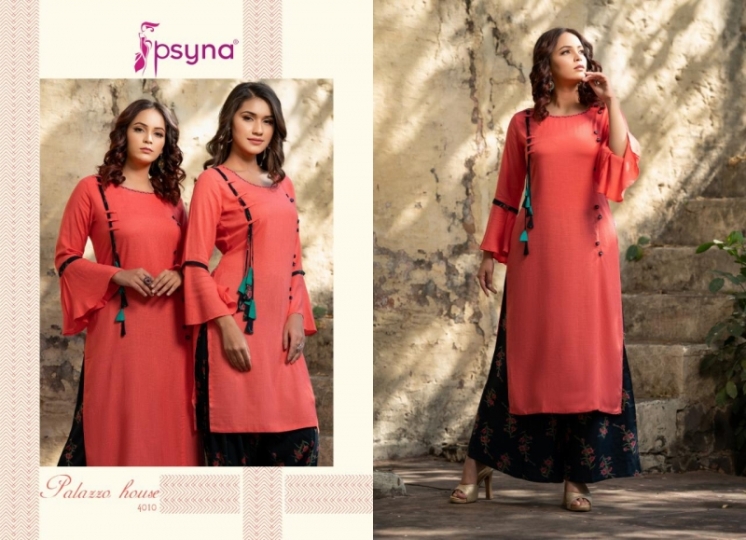 PSYNA PALAZZO HOUSE VOL 4 RAYON FABRIC KURTIS WITH PALAZZO BEST WHOLESALE DEALER BEST RATE BY GOSIYA EXPORTS SURAT (18)