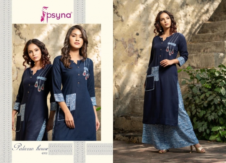PSYNA PALAZZO HOUSE VOL 4 RAYON FABRIC KURTIS WITH PALAZZO BEST WHOLESALE DEALER BEST RATE BY GOSIYA EXPORTS SURAT (21)