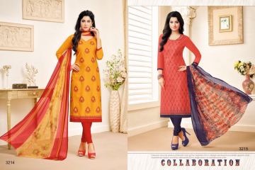 R R FASHION FANTASSY CATALOG CHANDERI COTTON EMBROIDERED SALWAR KAMEEZ (1)