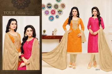 R R FASHION HUMTUM VOL 5 CATALOGUE CHANDERI COTTON SALWAR KAMEEZ WHOLESALE RATE BY GOSIYA EXPORTS SURAT (11)