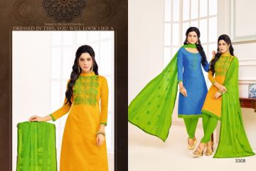 R R FASHION HUMTUM VOL 5 CATALOGUE CHANDERI COTTON SALWAR KAMEEZ WHOLESALE RATE BY GOSIYA EXPORTS SURAT (8)