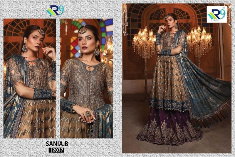 R9 DESIGNER SANIA . B HEAVY EMBROIDERED  (2)