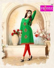 RAJVEE ANERI CATALOGUE LAWN COTTON CASUAL WEAR KURTI COLELCTION WHOLESALE BEST RATE BY GOSIYA EXPORT SURAT