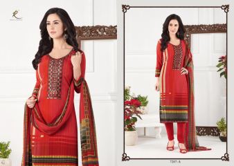 RAKHI FASHION CANDY LONG SUITS CRAPE PRINTS EMBROIDERED SALWAR SUITS (8)