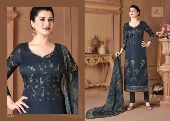 RAKHI FASHION FINE GLACE COTTON STRAIGHT SUITS (5)