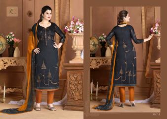 RAKHI FASHION FINE GLACE COTTON STRAIGHT SUITS (6)