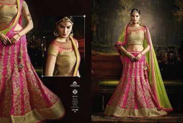 RANGREZA VOL 1 BY NIRVANA FASHION WITH EXCLUSIVE BRIDAL LEHENGA COLLECTION WHOLESALE RATE (3)