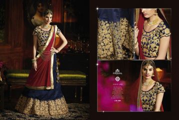 RANGREZA VOL 1 BY NIRVANA FASHION WITH EXCLUSIVE BRIDAL LEHENGA COLLECTION WHOLESALE RATE (4)
