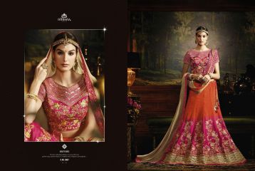 RANGREZA VOL 1 BY NIRVANA FASHION WITH EXCLUSIVE BRIDAL LEHENGA COLLECTION WHOLESALE RATE (7)