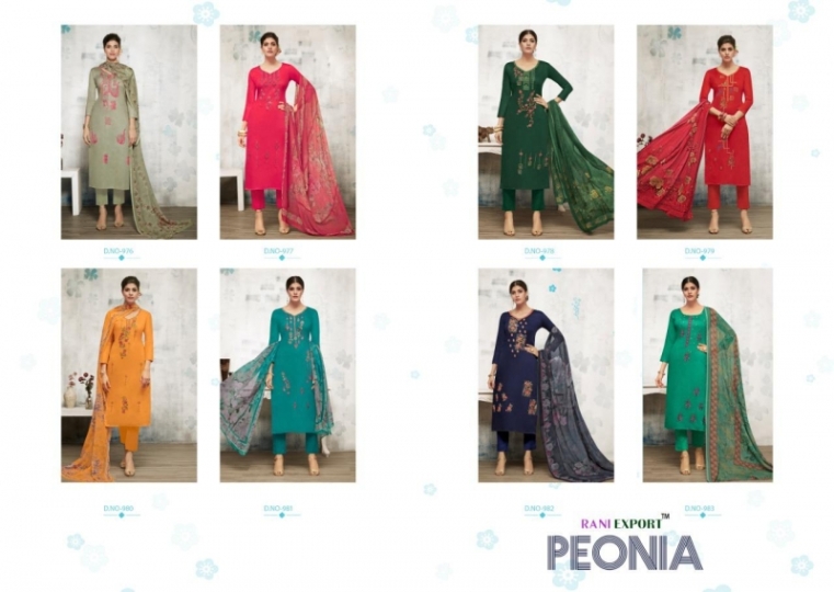 RANI EXPORTS PEONIA HEAVY EMBROIDERY SUIT WHOLESALE  DEALER BEST RATE BY GOSIYA EXPORTS SURAT (10)