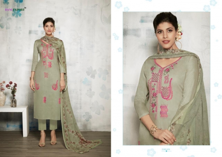 RANI EXPORTS PEONIA HEAVY EMBROIDERY SUIT WHOLESALE  DEALER BEST RATE BY GOSIYA EXPORTS SURAT (3)