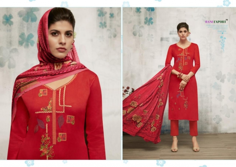 RANI EXPORTS PEONIA HEAVY EMBROIDERY SUIT WHOLESALE  DEALER BEST RATE BY GOSIYA EXPORTS SURAT (5)