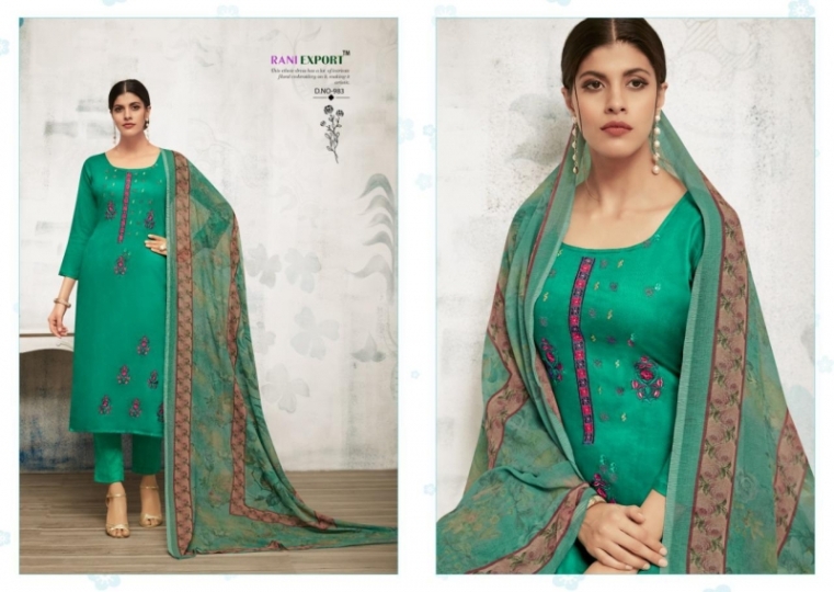 RANI EXPORTS PEONIA HEAVY EMBROIDERY SUIT WHOLESALE  DEALER BEST RATE BY GOSIYA EXPORTS SURAT (9)