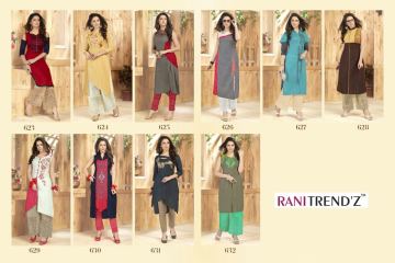 RANI TREDNZ LIMELITE KURTI WITH PLAZZO COLLECTION BUY AT WHOLESALE BEST RATE BY GOSIYA EXPORT SURAT INDIA (12)