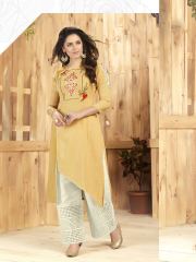 RANI TREDNZ LIMELITE KURTI WITH PLAZZO COLLECTION BUY AT WHOLESALE BEST RATE BY GOSIYA EXPORT SURAT INDIA (2)