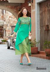 RANI TRENDZ WESTERN PART A NX CATALOGUE GEORGETTE EMBROIDERED PARTY WEAR KURTI COLLECTION (6)