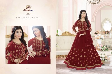 RASHI PRINTS MASAKALI VOL 2 CATALOG GEORGETTE ANARKALI PATTERN EMBROIDERED SALWAR KAMEEZ (1)