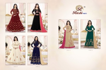 RASHI PRINTS MASAKALI VOL 2 CATALOG GEORGETTE ANARKALI PATTERN EMBROIDERED SALWAR KAMEEZ (7)