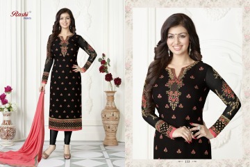 RASHI PRINTS ZARA VOL 4 GEORGETTE STRAIGHT SUITS BEST RATE DEALER BY GOSIYA EXPORTS SURAT (3)