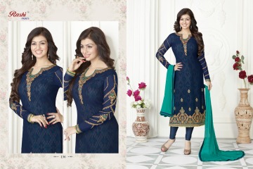 RASHI PRINTS ZARA VOL 4 GEORGETTE STRAIGHT SUITS BEST RATE DEALER BY GOSIYA EXPORTS SURAT (6)