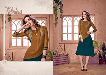 RAVI CREATION DOLLAR CATALOG GEORGETTE EMBROIDERY KURTI COLLECTION WHOLESALE SUPPLIER BEST RATE BY GOSIYA EXPORTS SURAT (3)