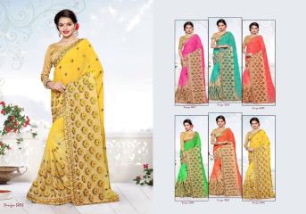RIGHT ONE FEMINA FANCY EXCLUSIVE SAREE CATALOG WHOLESALE DEALER BEST RATE BY GOSIYA EXPORTS SURAT (5)
