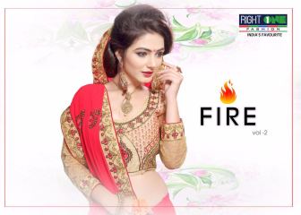 RIGHT ONE FIRE FANCY INDIAN SAREE WHOLESALER SURAT BEST RATE BY GOSIYA EXPORTS SURAT (1)