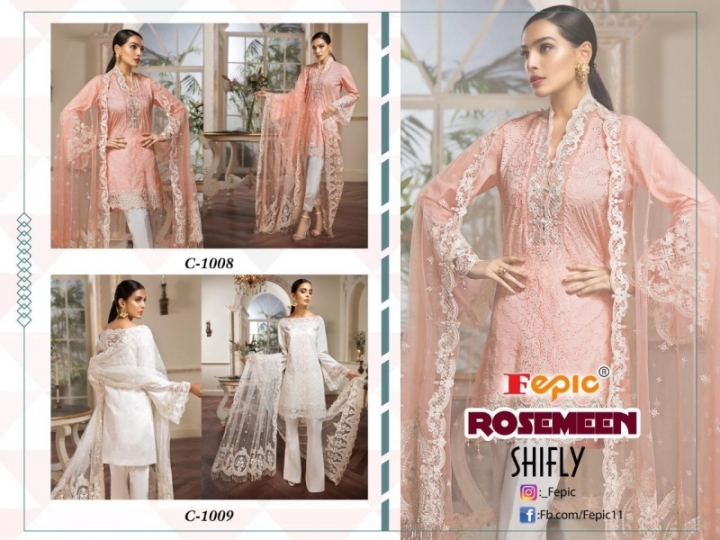 ROSEMEEN FEPIC SHIFLY 1008-1009 SERIES PAKISTANI SUITS WHOLESALE CATALOGUE WHOLESALE DEALER BEST RATE BY GOSIYA EXPORTS SURAT (1)