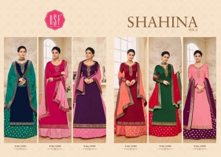 RSF FASHION PRESENTS SHAHINA VOL 2 GEORGETTE FABRIC HEAVY WORK SALWAR SUIT WHOLESALE DEALER BEST RATE BY GOSIYA EXPORTS SURAT (10)