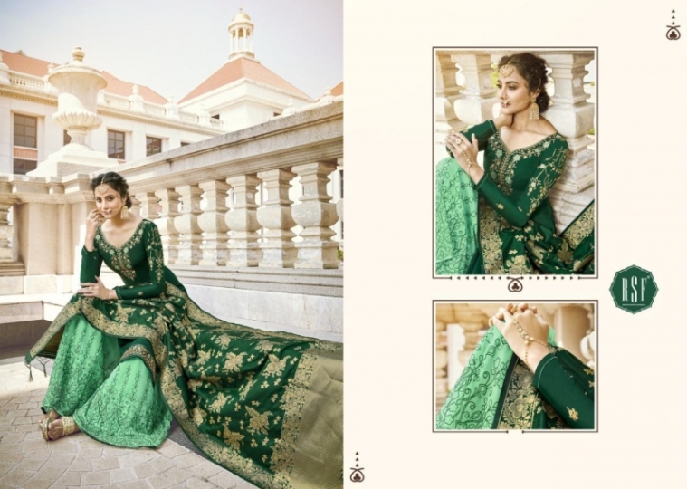 RSF GAZAL 13901-13906 SERIES GEORGETTE DESIGNER SUITS PARTY WEAR COLLECTION WHOLESALE DEALER BEST RATE BY GOSIYA EXPORTS SURAT (2)