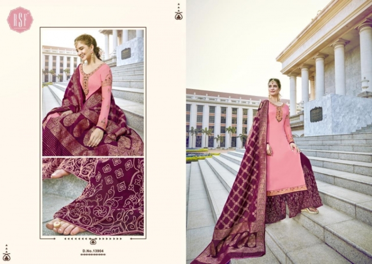 RSF GAZAL 13901-13906 SERIES GEORGETTE DESIGNER SUITS PARTY WEAR COLLECTION WHOLESALE DEALER BEST RATE BY GOSIYA EXPORTS SURAT (4)