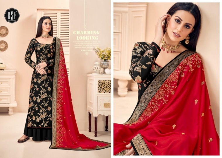 RSF PRESENT SWAG SILK JEQUARD WITH HANDWORK LONG SALWAR KAMEEZ WHOLESALE DEALER BEST RATE BY GOSIYA EXPORTS SURAT (8)