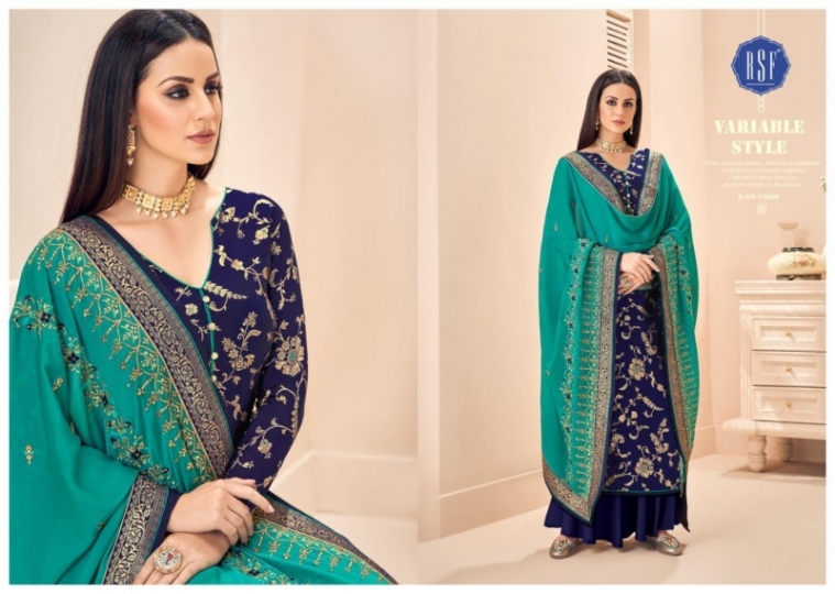 RSF PRESENT SWAG SILK JEQUARD WITH HANDWORK LONG SALWAR KAMEEZ WHOLESALE DEALER BEST RATE BY GOSIYA EXPORTS SURAT (9)