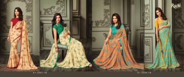 RUCHI SAREES BY GULDASTA CATALOGUE GEORGETTE PRINTS SAREES WHOLESALE BEST RATE GOSIYA EXPORTS SURAT (1)