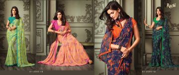 RUCHI SAREES BY GULDASTA CATALOGUE GEORGETTE PRINTS SAREES WHOLESALE BEST RATE GOSIYA EXPORTS SURAT (2)