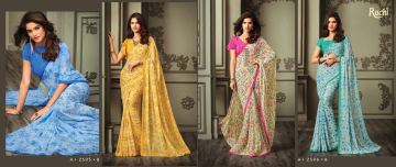 RUCHI SAREES BY GULDASTA CATALOGUE GEORGETTE PRINTS SAREES WHOLESALE BEST RATE GOSIYA EXPORTS SURAT (3)