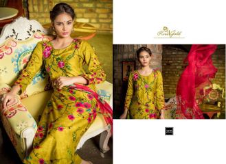 RVEE GOLD MAHREEN VOL 3 SUMMER COLLECTION SUITS CATALOG WHOLESALE BEST RATE (5)