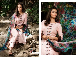 Rvee gold the roses cotton salwar kameez collection BY GOSIYAB EXPORTS SURAT (4)