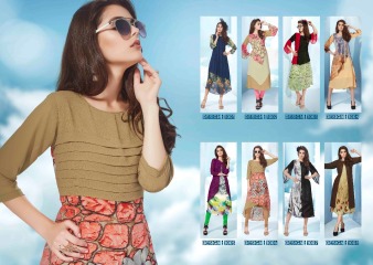 S-MORE FASHION Present new catalogue I CLOUD KURTIS WHOLESALE RATE BY GOSIYA EXPORTS SURAT (7)