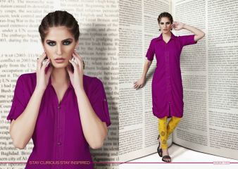 S MORE FASHION TIPTOP RAYON KURTI CASUAL WEAR COLLECTION WHOLESALE (1)