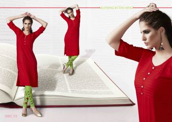 S MORE FASHION TIPTOP RAYON KURTI CASUAL WEAR COLLECTION WHOLESALE (3)